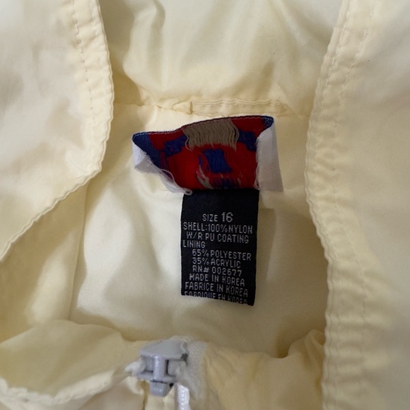 Rare Vintage Tommy Hilfiger Sports Big Puffer Cream Nylon Winter Size 16 Jacket - Picture 11 of 11